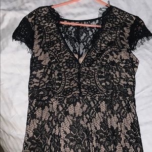 Black lace dress